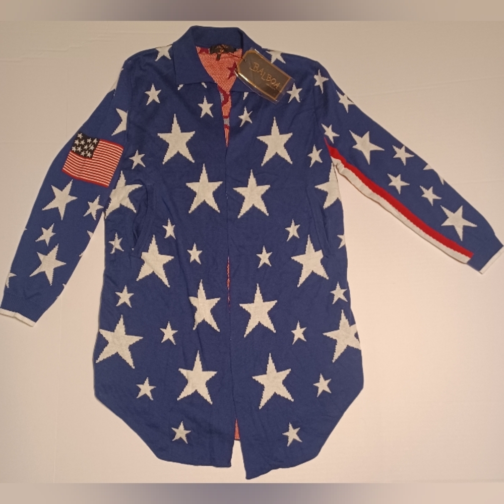 USA Balboa cardigan 100% cotton